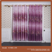 New designs printed curtain fabric and ready made curtains for living room